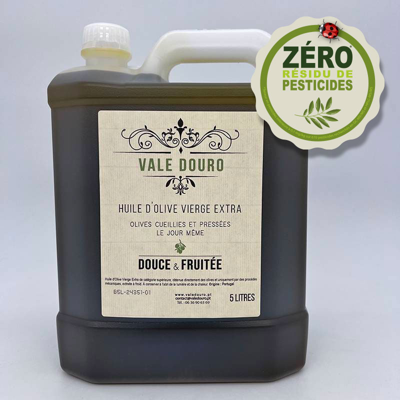 VD® 69850 Saint-Martin en Haut<br>Huile d'Olive Vierge Extra<br>5 LITRES<br><font color="708b24">DOUCE & FRUITÉE