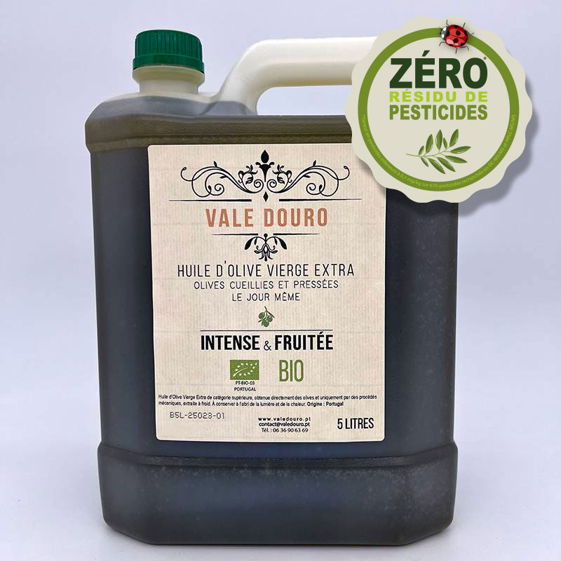 Mon'épi - Huile d'Olive Vierge Extra<br>5 litres BIOLOGIQUE<br><font color="708b24">INTENSE & FRUITÉE